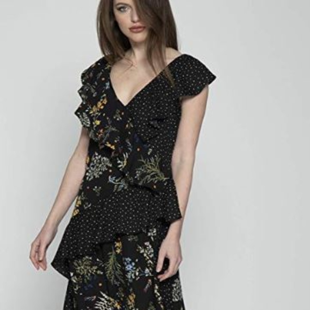 COPY - NWT Walter Baker Polka Dot Botanica Dress Size 6